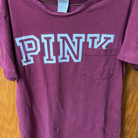 VS PINK Sz L Pocket Tee - Picture 2 of 11